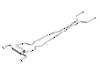 140703 S-Type Cat-Back Exhaust System for 2017–2022 Infiniti Q60 Sport, Red Sport 400 3.0L V6 Twin Turbo - image 1