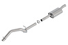 Cat-Back "Climber" Exhaust System Jeep Wrangler JL Unlimited 2.0L 4WD - "S-Type" Muffler - image 1