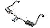 Cat-Back Exhaust System Fits Select Porsche Cayman 718, Boxster 718 2.0L RWD 2-Door, Chrome Tips [S-Type Muffler] - image 1