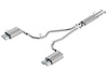 S-Type Cat-Back Exhaust System Fits Late-Model Ford Explorer ST/Platinum, Lincoln Aviator 3.0L V6 Ecoboost [Chrome Tips]