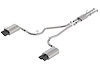 "ATAK" Cat-Back Exhaust System Fits Late-Model Ford Explorer ST/Platinum, Lincoln Aviator 3.0L V6 Ecoboost [Black Chrome Tips] - image 1