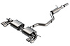 140831SB S-Type Cat-Back Exhaust System w/Resonator for 2018–2019 Golf R MK7.5 2.0L Turbo AWD - image 1