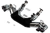 140838CF S-Type Cat-Back Exhaust System Fits Select Chevrolet Corvette C8 6.2L V8 - image 1