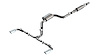 Cat-Back Exhaust System Fits Select Volkswagen GTI MK8 2.0L, Chrome Tips [S-Type Muffler]