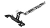 140892CB Cat-Back 3 in. Exhaust System w/S-Type Muffler Fits Select Jeep Wrangler JLU Rubicon w/392 6.4L Hemi V8 Engine [Black]