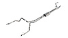 Cat-Back Exhaust System Fits Select Chevy Silverado 1500 ZR2 6.2L 4WD, GMC Sierra 1500 AT4X 6.2L 4WD, True Dual [S-Type Muffler] - image 1