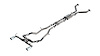 140930 ATAK Cat-Back Exhaust System Fits Select Nissan Z 3.0L V6 Twin Turbo Engine