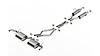 140955 S-Type Cat-Back Exhaust System Fits Select Jeep Grand Cherokee Overland, Summit, Summit Reserve 3.6L V6