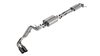 S-Type Cat-Back Exhaust System, 2.25 in., True Dual, Black Chrome Tips, Fits Select Ford Ranger - image 1