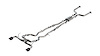 140978CFBA ATAK Cat-Back Exhaust System for 2016-2024 Infiniti Q50 for 2016-2024 3.0L V6 - image 1