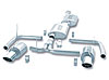 Mitsubishi 3000GT 1991-99 Non-turbo Split Rear Exit, Single Round Angle-Cut Intercooled Tips - image 1
