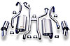 Cat-Back System Incl. Connecting Pipes/Mufflers/Tips/Mounting Hardware/3.19 in. Round - image 1