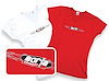 21306 Women's Wireframe White V-Neck T-Shirt  [Small] - image 1