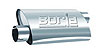 Universal Performance Mufflers; Turbo; Offset/Offset; Oval; 2.5 in. Inlet; 2.5 in. Outlet; 14 in. x - image 1