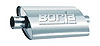 Universal Performance Mufflers; Turbo; Center/Center; Oval; 2 in. Inlet; 2 in. Outlet; 14 in. x 4 in - image 1