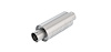 Universal Resonator Muffler - 2.750 in. In/Out Tubing - With Notch