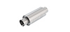 Universal Resonator Muffler - 3 in. In/Out Tubing - With Notch