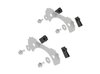 CrateMuffler Endplate Mounting Bracket Kit [T-304 Stainless Steel] - image 2