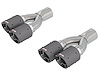 60673CF Exhaust Tips for 2018–2021 Jeep Grand Cherokee Trackhawk 6.2L V8 Carbon Fiber - image 1