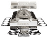 9991012 Top-End Package w/Aluminum Cylinder Heads for Small Block Chevy 350 - image 1