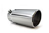 Exhaust Tip 5 in. x 6 in. x 15 in. Angle Cut Rolled End Ceramic Coating - image 1