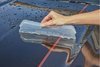25014 Dry Blade [11 in. Clear Silicone V-Blade Squeegee, Medical-Grade Silicone, Compact Car Drying Tool] - image 3