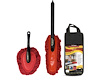 86445 Car Duster Combo Kit [Plastic-Handle Exterior Duster + Dash Mini Duster, Black Handle]