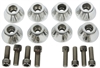 Polished Aluminum Bushing Caps Complete Set - image 1