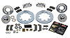 12 in. Wilwood Drilled Rotors W/ Polished Hubs 4 Piston Polished Calipers / Hardware for Heidt"s 2 in. Dropped Spindles - image 1