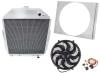 GM LS Conversion/Dual-Pass Radiator Kit for 1942-1947 Ford 1/2, 3/4, 1-Ton Pickup Truck, 1948-1952 Ford F1, F2, F3 Pickup Truck - image 1