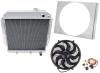 GM LS Conversion/Dual-Pass Radiator Kit for 1955-1959 Chevy Pickup Truck, Suburban 3.8/4.3/4.6/5.3/5.7L - image 1