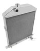 All Aluminum Radiator 1942-48 Ford/Mercury Coupe With Chevy Configuration - image 2