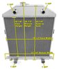 All Aluminum Radiator 1942-48 Ford/Mercury Coupe Flathead Configuration - image 4