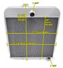 All Aluminum Radiator 1949-50 Plymouth - image 4