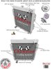 All Aluminum Radiator 1955-57 Ford Thunderbird - image 3