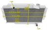 All Aluminum Radiator 1964-78 Triumph Spitfire - image 4