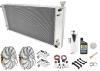 All-Aluminum Radiator System Kit 1994-1995 GM C/K Pickup Truck, 1995-2000 Chevy Tahoe [Chrome Electric Fans] - image 1