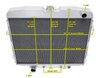 All-Aluminum Radiator 1968-1969 Ford Fairlane/Ranchero/Torino V8, 1968-1969 Mercury Comet/Cyclone V8 - image 4