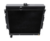 3-Row Aluminum Radiator 1963-1969 Dodge/Plymouth Vehicles (22 in. Core), Semi-Gloss Black Finish - image 1
