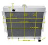 All-Aluminum Radiator 1963-1967 Mopar Small Block 318/340/360 V8 - image 4