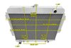 All-Aluminum Radiator 1966-1969 Dodge Charger - image 4