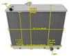 All-Aluminum Radiator 1964-1965 Pontiac GTO, Tempest, Le Mans - image 4