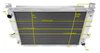 CC1716 All-Aluminum Radiator for Select 1985-1996 Ford Trucks - image 4