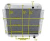 CC180-LS All-Aluminum LS Engine Swap Radiator for 1958-1984 Toyota Land Cruiser - image 4