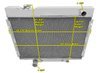 All-Aluminum Radiator 1967-1970 Mustang & Cougar - image 4