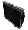 3-Row Aluminum Radiator 1960-1965 Chevy Impala/Bel-Air 3.9l L6/327ci V8/283ci V8, Semi-Gloss Black Finish - image 2