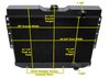 3-Row Aluminum Radiator 1960-1965 Chevy Impala/Bel-Air 3.9l L6/327ci V8/283ci V8, Semi-Gloss Black Finish - image 4