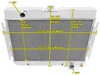 All-Aluminum Radiator 1963-1968 Chevrolet Bel Air & Chevelle - image 3