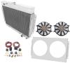 Aluminum Radiator System Kit 1963-1968 Chevrolet Bel Air, Chevelle, 1966-1968 Chevrolet Impala - image 1