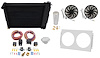 CC337B-BLKK All-Aluminum Radiator Kit for 1967-1969 Chevrolet Camaro & Pontiac Firebird [Black] - image 1